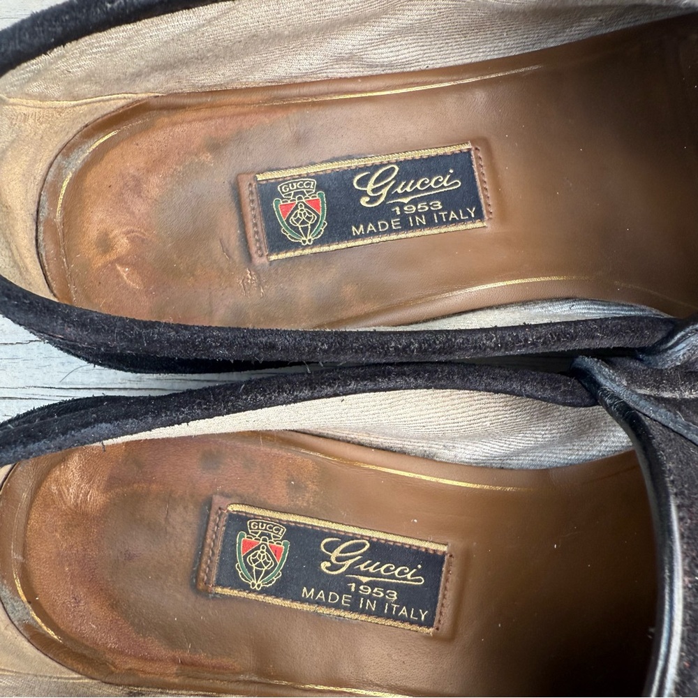 Gucci Horsebit 1953 loafers in black suede size 9 - Picture 11 of 16